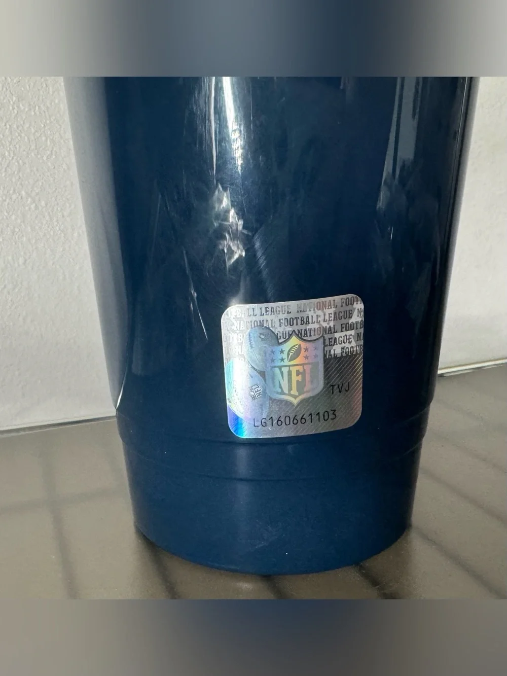 NFL Dallas Cowboys Navy and Black Travel Tumbler coffee cup football fan